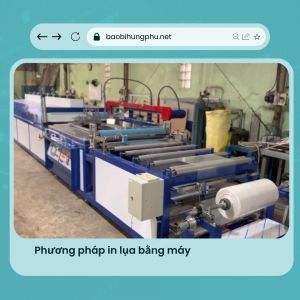 Phương pháp in lụa bằng máy